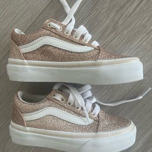 Vans glitter shoes